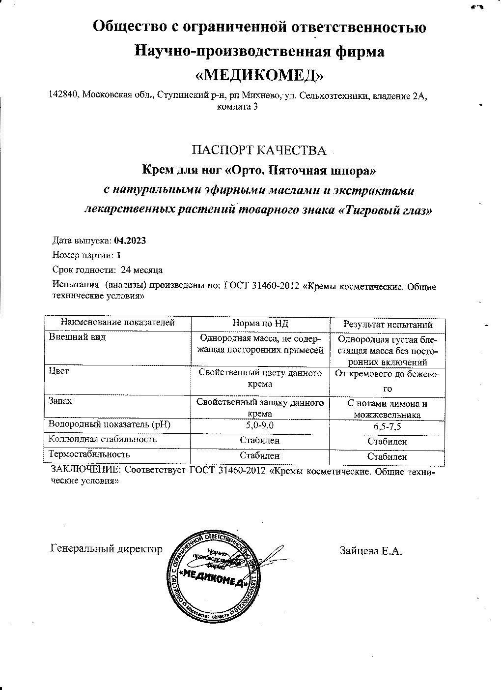 Паспорт №042023
